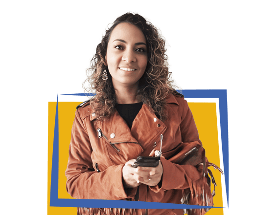 aline amarillo y azul
